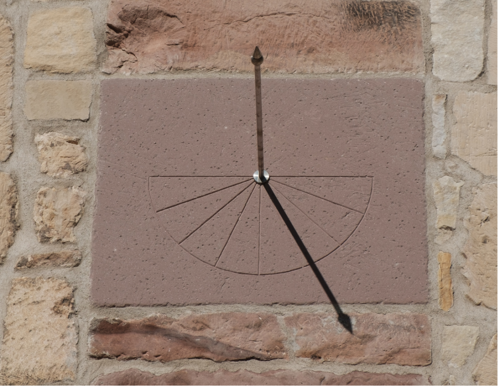 Motivate your teen with projects that help you assess their ability to apply their skills sets to new situations like measuring angle of a sundial like this one.